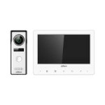 Video Intercom Kit  > 7" TFT screen  > Video intercom function: Unlock, voice  call, video call, volume adjustment  > System Capacity：2 door stati