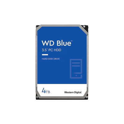 WESTERN DIGITAL DISCO INTERNO 3.5'' 4TB AZUL SATAIII 6G/S 64MB 5400RPM