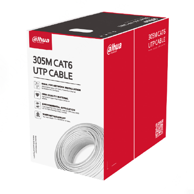 Dahua Cat6 Utp Cable Pure copper white 305m | DH-PFM920I-6UN-C ...