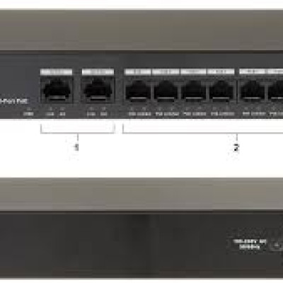 10-Port Fast Ethernet Switch with 8-Port  PoE