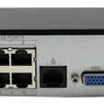 NVR 4 Channel Compact 1U 1HDD 4PoE  Network Video Recorder