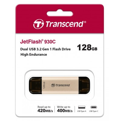 Pen USB TRANSCEND PEN DRIVE 128GB 930C USB-C 3.2