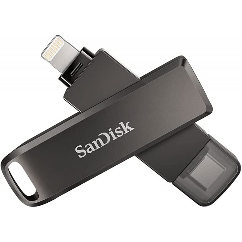 SANDISK PEN DRIVE 64GB IXPAND USB-C + APPLE LIGHTNING