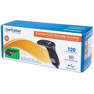 POS SCANNER USB CCD Dist20mm,Lux máx2.000, MANHATTAN