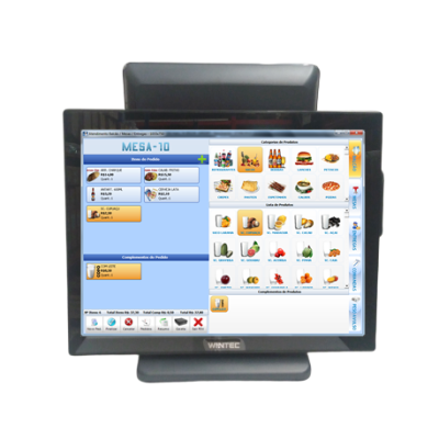 WINTEC POS 15'' 6745A 4GB/64GB MSR +10'' SEM SISTEMA OPERATIVO