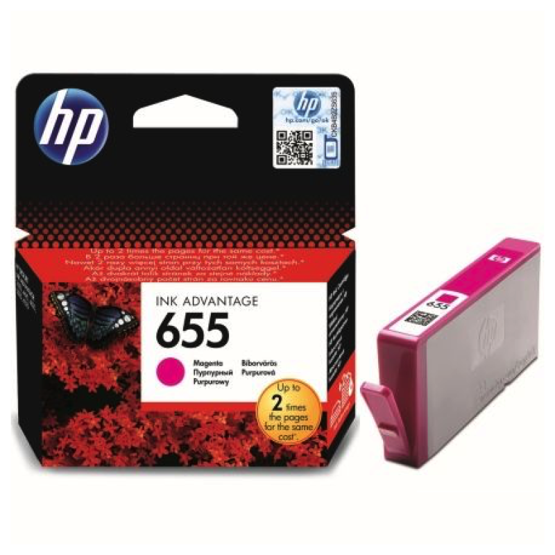 HP TINTEIRO 655 3525/4615/5525 MAGENTA