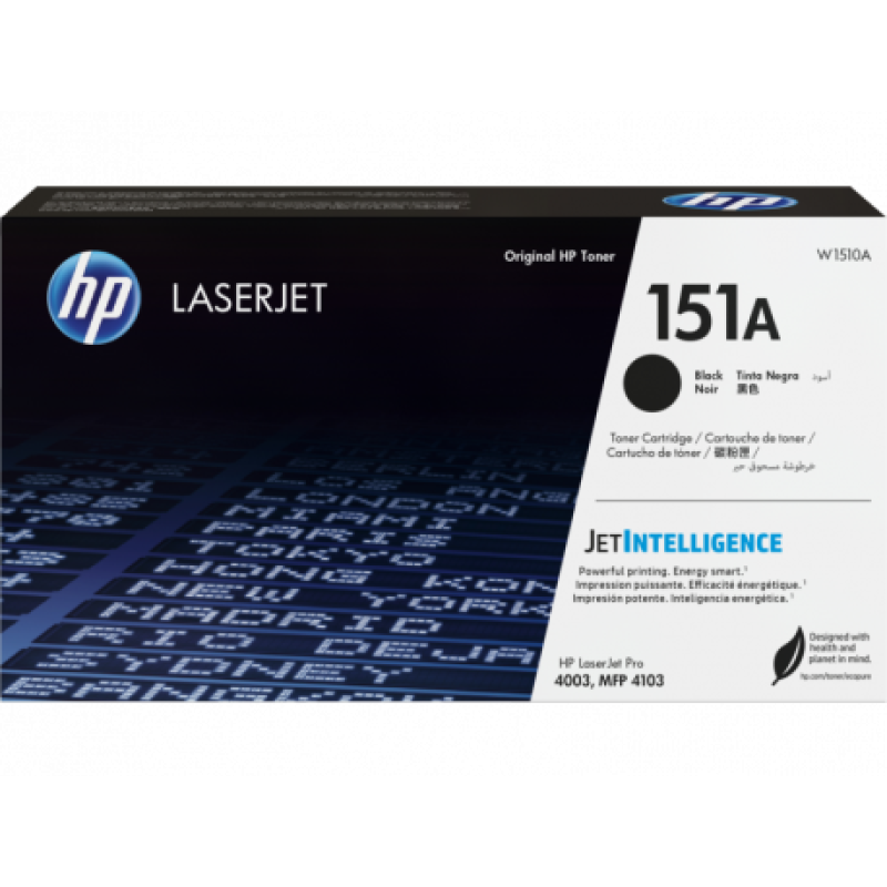 HP TONER 1510A 151A PRETO LJ4003/MFP4103 (3.050 PAG.)