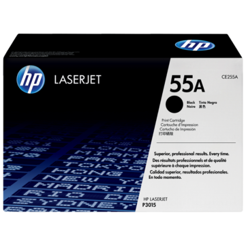 HP TONER 55A CE255A PRETO