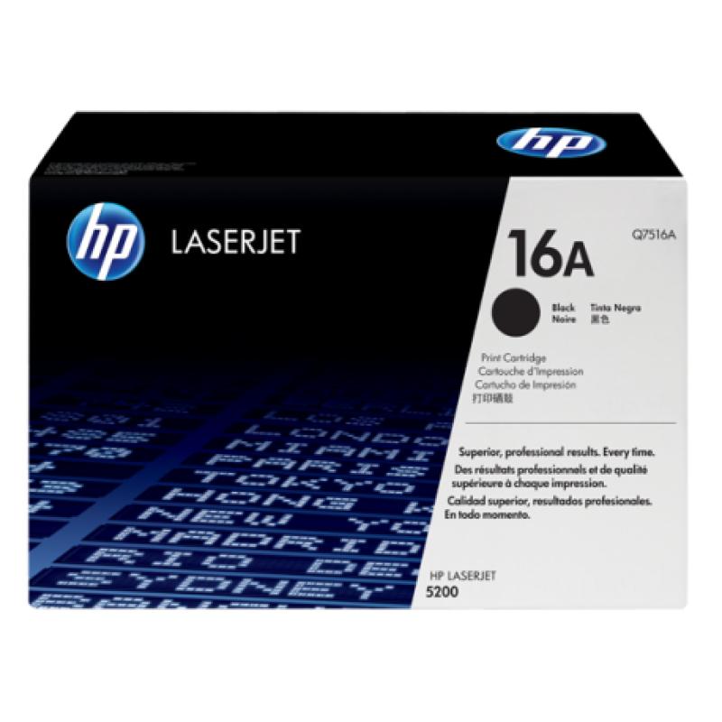 HP TONER 16A 5200 PRETO (Q7516A)