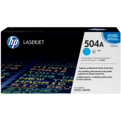 HP TONER 504A 3525 CIANO (CE251A)