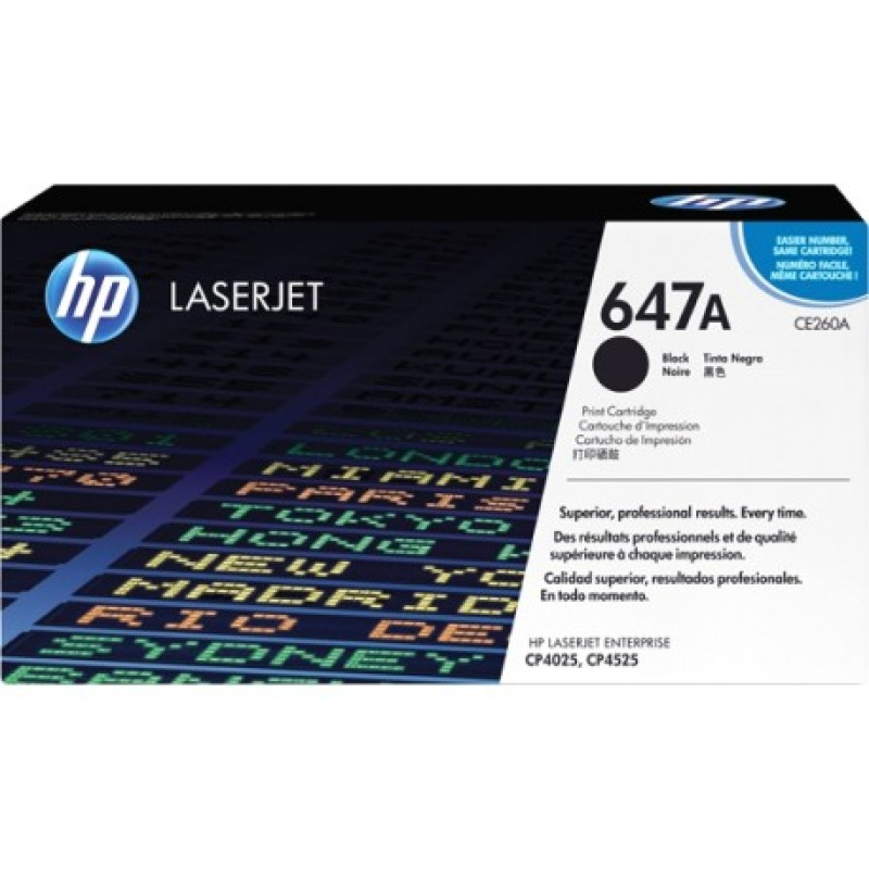 HP TONER 647A 4025/4525 PRETO (CE260A)