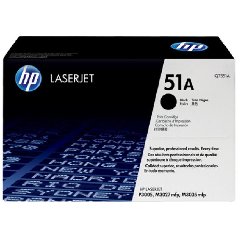 HP TONER 51A P3005/3027/3035 PRETO (Q7551A