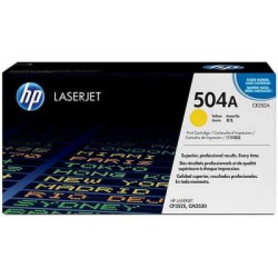 HP TONER 504A 3525 AMARELO (CE252A)